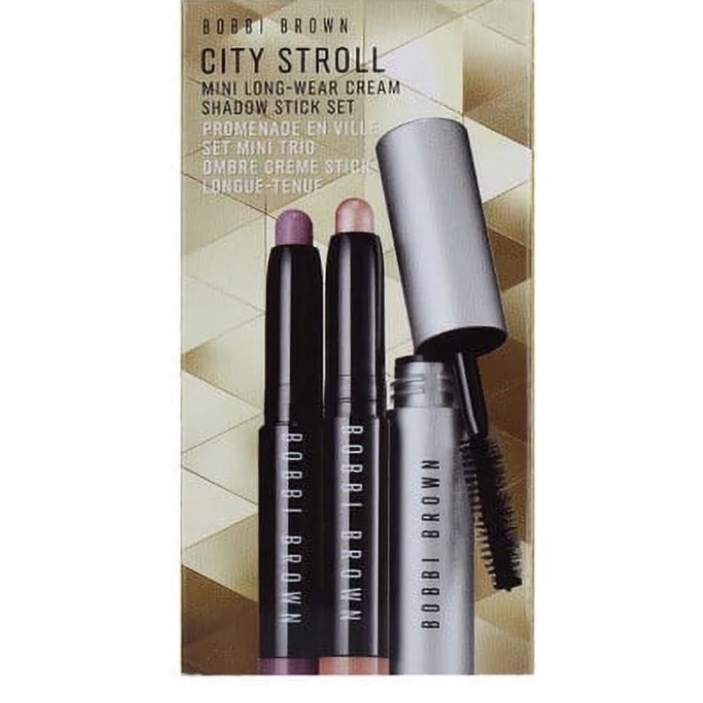 Bobbi Brown City Stroll Mini Long Wear Cream Shadow Stick Set new in box